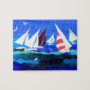 "Sailing Boats" Jigzaag Puzzle Legpuzzel