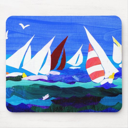 Sailing Boats mousepad Muismat (Voorkant)