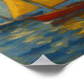 Sailing boats Poster Print  (Coin)