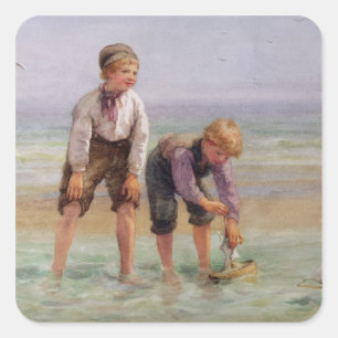 Sailing Boats Vierkante Sticker