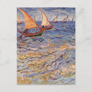 Sailing Boats - Vincent Van Gogh Briefkaart