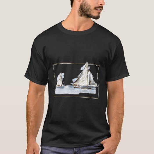 Sailing Chesapeake Bay Maryland Skipjack S T-shirt (Voorkant)