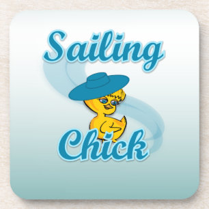 Sailing Chick #3 Drankjes Onderzetter