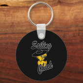 Sailing Chick #4 Sleutelhanger (Voorkant)