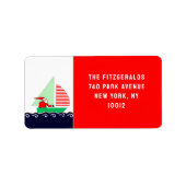 Sailing Christmas Label (Voorkant)
