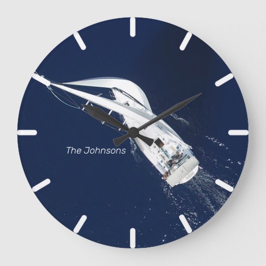 Sailing Freedom Bird's Eye Uitzicht Grote Klok (Voorkant)