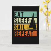 Sailing Funny Gezegde Sailor Gift Kaart (Gele Bloem)