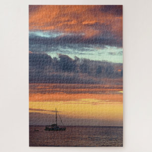 Sailing in de Hawaii Sunset - 20x30 - 1014 pcs. Legpuzzel