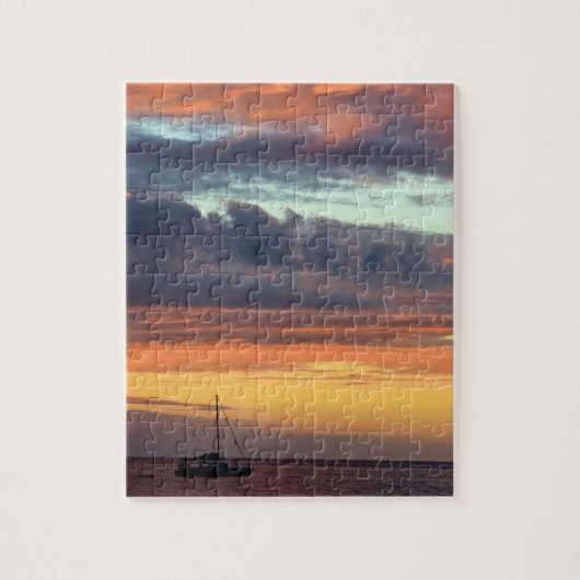 Sailing in de Hawaii Sunset - 8 x 10 - 110 pcs. Legpuzzel (Verticaal)