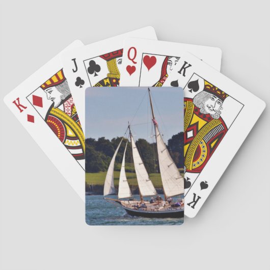 Sailing in Newport, Rhode Island, VS Pokerkaarten (Achterkant)