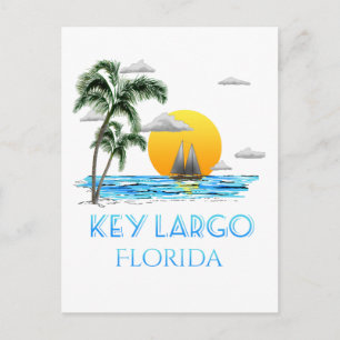 Sailing Key Largo Florida Keys Briefkaart