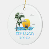 Sailing Key Largo Florida Keys Keramisch Ornament (Links)