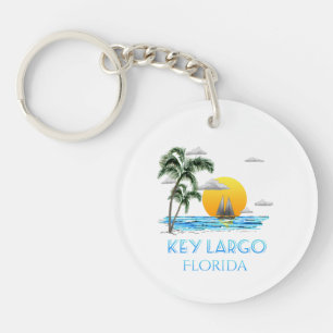 Sailing Key Largo Florida Keys Sleutelhanger