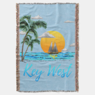 Sailing Key West Florida Deken