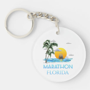 Sailing Marathon Florida Sleutelhanger