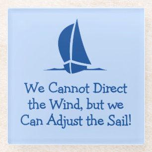 Sailing of Yachting Thed Glazen Onderzetter