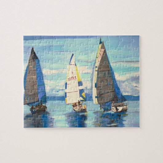 Sailing Regatta Puzzle Legpuzzel (Horizontaal)