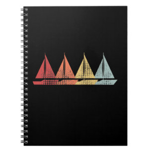 Sailing Sail Boat Retro Notitieboek