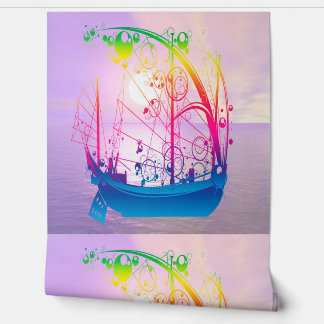 Sailing Ship at Dawn Behang