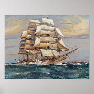 Sailing Ship Thomas Stephens Poster