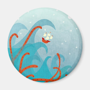 Sailing Ship Zee Monster Magneet