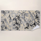 Sailing Ships and Zee Monsters Australia Wereldkaa Strandlaken (Voorkant)