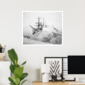 Sailing Ships Nome, Alaska 1904 Poster (Thuiskantoor)