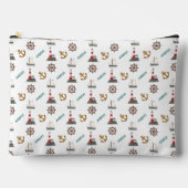 Sailing Small Pattern Kleur op Wit Etui (Voorkant)