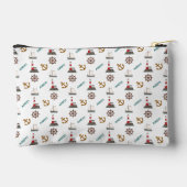 Sailing Small Pattern Kleur op Wit Etui (Achterkant)