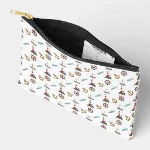 Sailing Small Pattern Kleur op Wit Etui