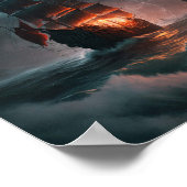 Sailing van de strijdingsgolven en het Storm van s Poster (Hoek)