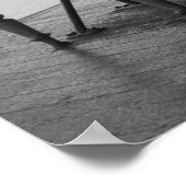 Sailing van stuurwiel poster (Hoek)