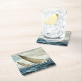 Sailing Vierkante Kartonnen Onderzetter (Insitu)