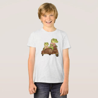 Sailor Ace en First Mate Gator Duo - Retro Avontuu Tri-Blend Shirt