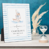 Sailor Beer Blue Stripe Welkom Fotoplaat (Zijkant)