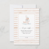 Sailor Beer Tan Stripe Raffle Ticket Insert Kaart (Voorkant)