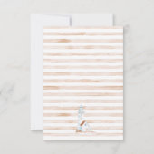 Sailor Beer Tan Stripe Raffle Ticket Insert Kaart (Achterkant)