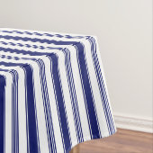 Sailor Blue Vertical Stripes Tafelkleed (Voorbeeld)