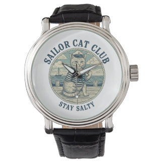 Sailor Cat Club Horloge