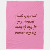 Sailor chibi moon reus fleece deken (Voorkant)