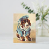  Sailor Dog Briefkaart (Staand voorkant)
