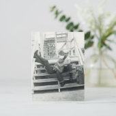 Sailor Embrace Briefkaart (Staand voorkant)