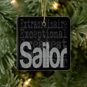 Sailor Extraordinaire Keramisch Ornament