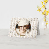 Sailor Girl Birthday uit 1920 Kaart (Gele Bloem)