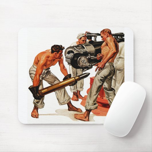 Sailor Hunks Lost het grote Pistool Muismat (Met muis)