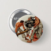 Sailor Hunks Lost het grote Pistool Ronde Button 5,7 Cm (Voorkant /achterkant)