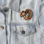 Sailor Hunks Lost het grote Pistool Ronde Button 5,7 Cm (In situ)