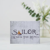 Sailor - Ik ken de Ropes Briefkaart (Staand voorkant)