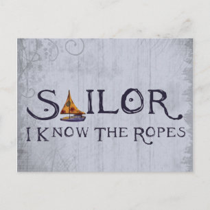 Sailor - Ik ken de Ropes Briefkaart