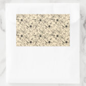 Sailor Jerry Pattern Rechthoekige Sticker (Tas)